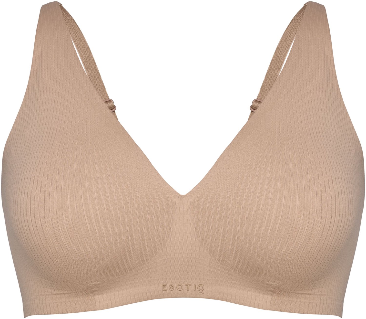 ESOTIQ Everyday - Beha-top - Panterprint - Zonder beugels - Beige