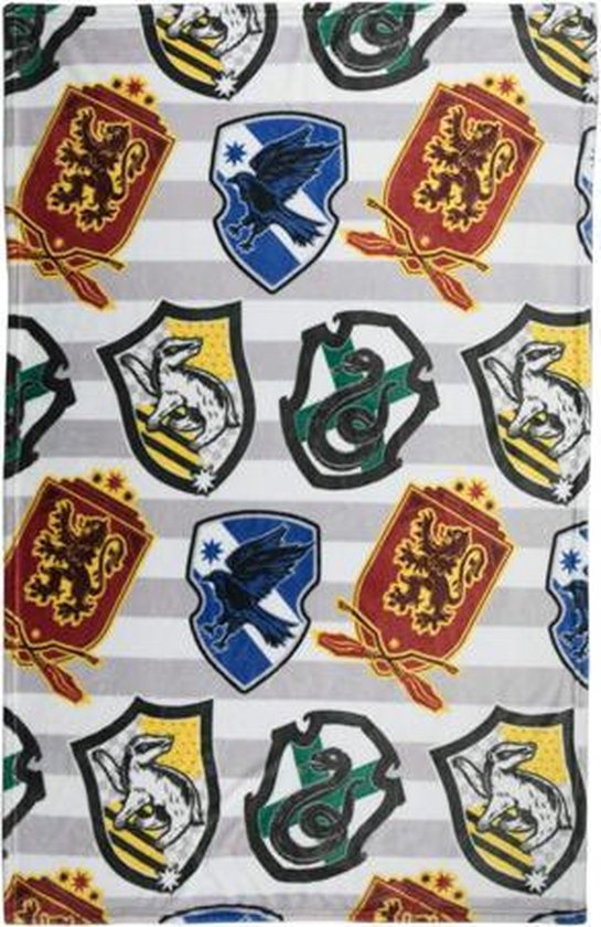 aftrekken Plagen lengte Harry potter fleece deken 'Hogwarts' | bol.com