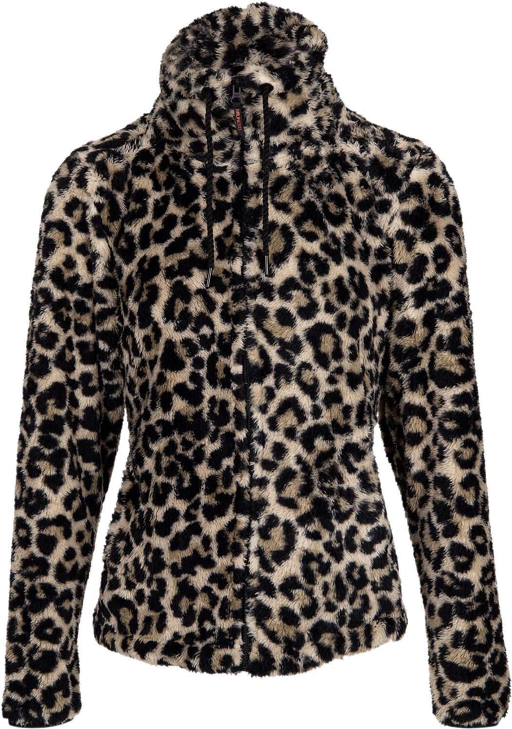 Brunotti Cecile-Print Snow Fleece Dames – Fleece Vest Wintersport Kleding XL 1300 Wild Thing Fungi