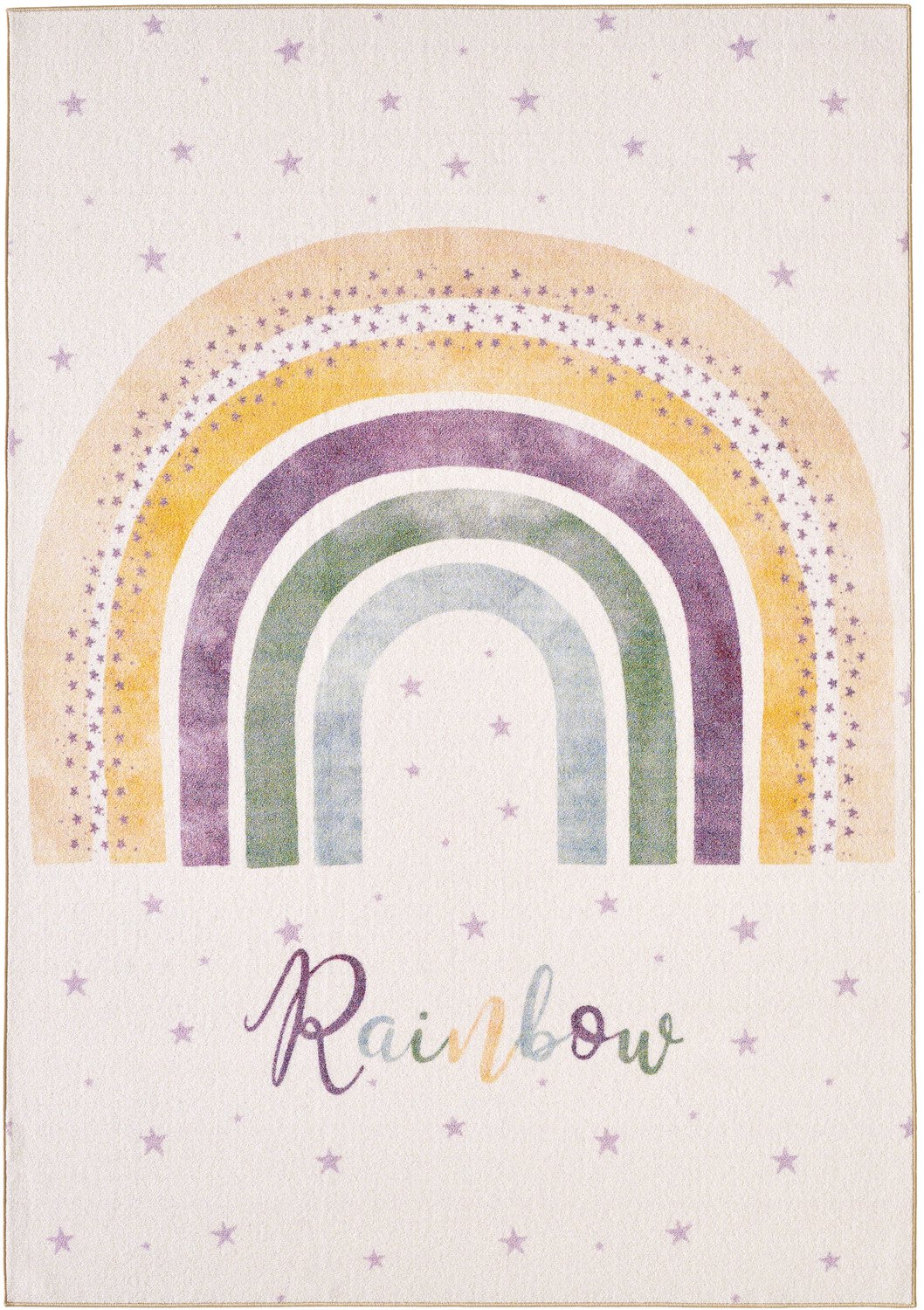 Ayyildiz Vrolijk kinderkamerkleed Play (Regenboog) - 100x150 cm
