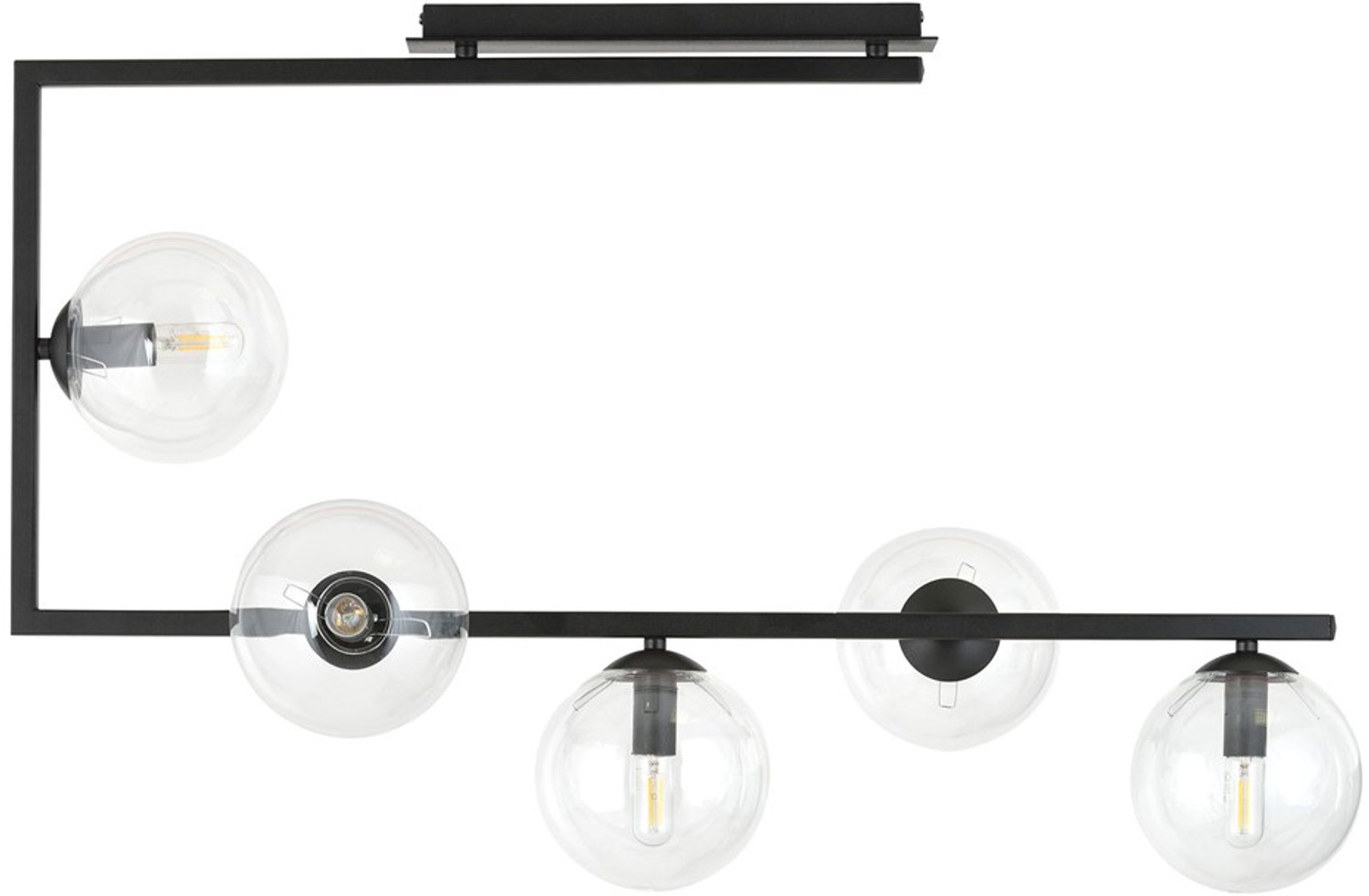 Emibig SOMA 5 BL TRANSPARENT - Moderne plafondlamp voor elke ruimte