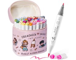 Creachick X Ohuhu Honolulu B 48 kleuren Alcohol Art Markers Brush & Fine – Special Edition