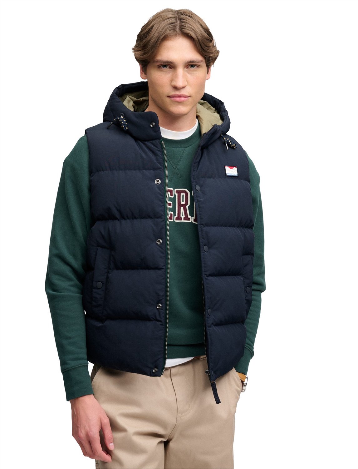 Bodywarmer Superdry donkerblauw