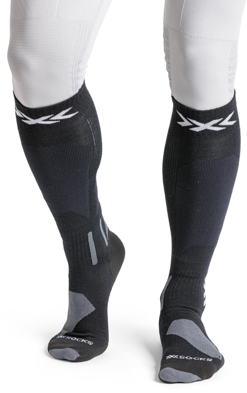 X-Socks Ski Discover Merino OTC Skisokken 45-47 Zwart