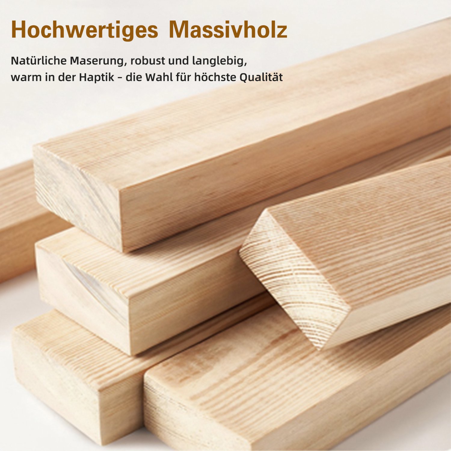 MODFU Eetkamerstoelen Set Van 2 - Met Armleuningen - Stof - Walnootkleurig En Beige