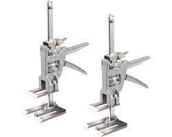 Work Saving Ceramic Tile Lifting Device Height Adjustment Full Steel Multifunctional Hand Lift Door Lift Plaster Sheet Repair Models Drywall Jack 2 Pi