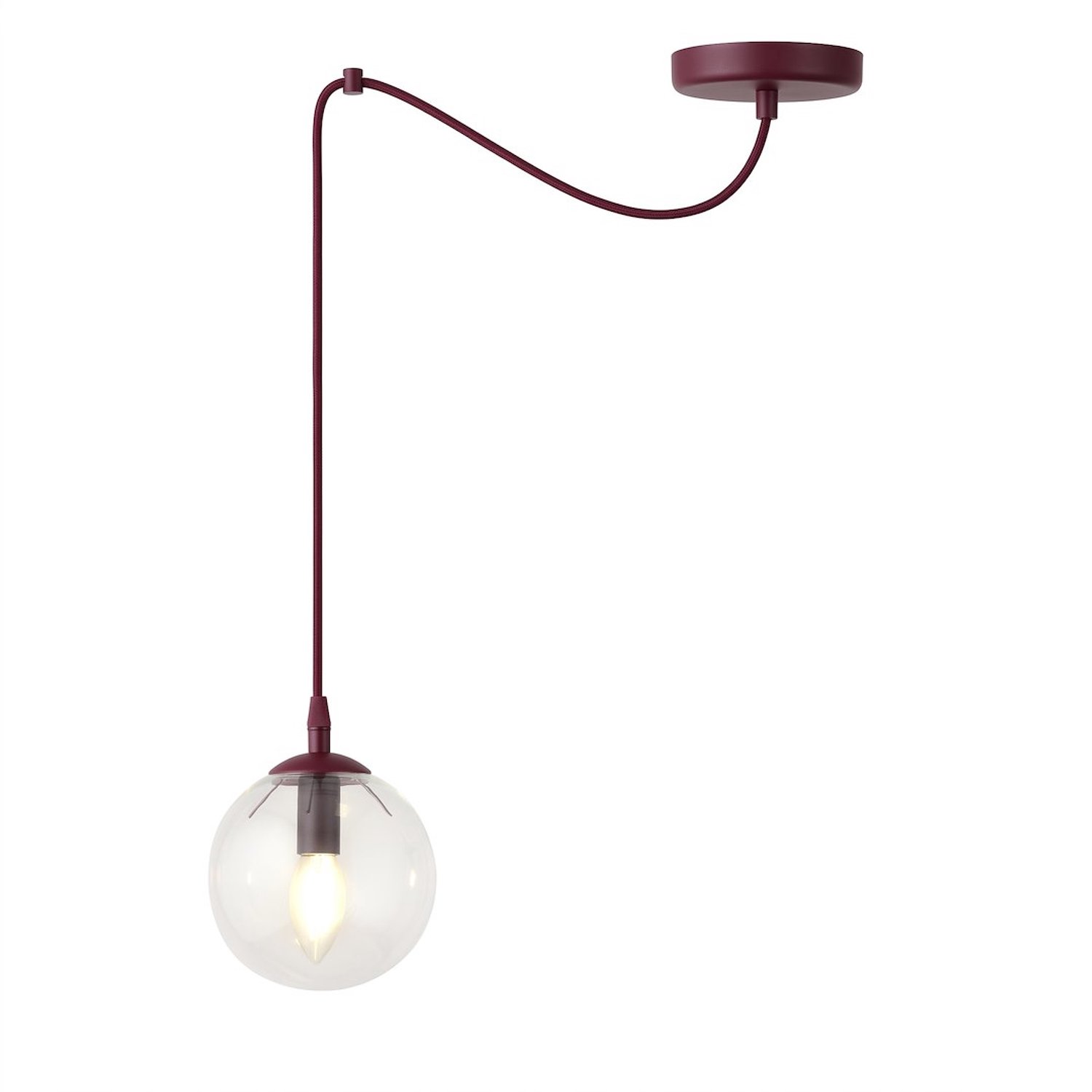 GIGI 1 BURGUNDY TRANSPARENT