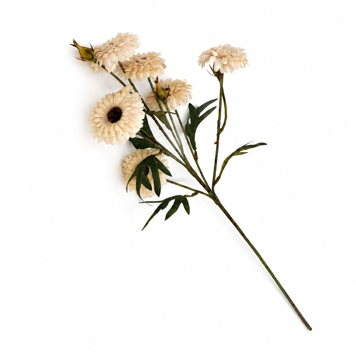 Kunstbloem Margriet 59cm cream