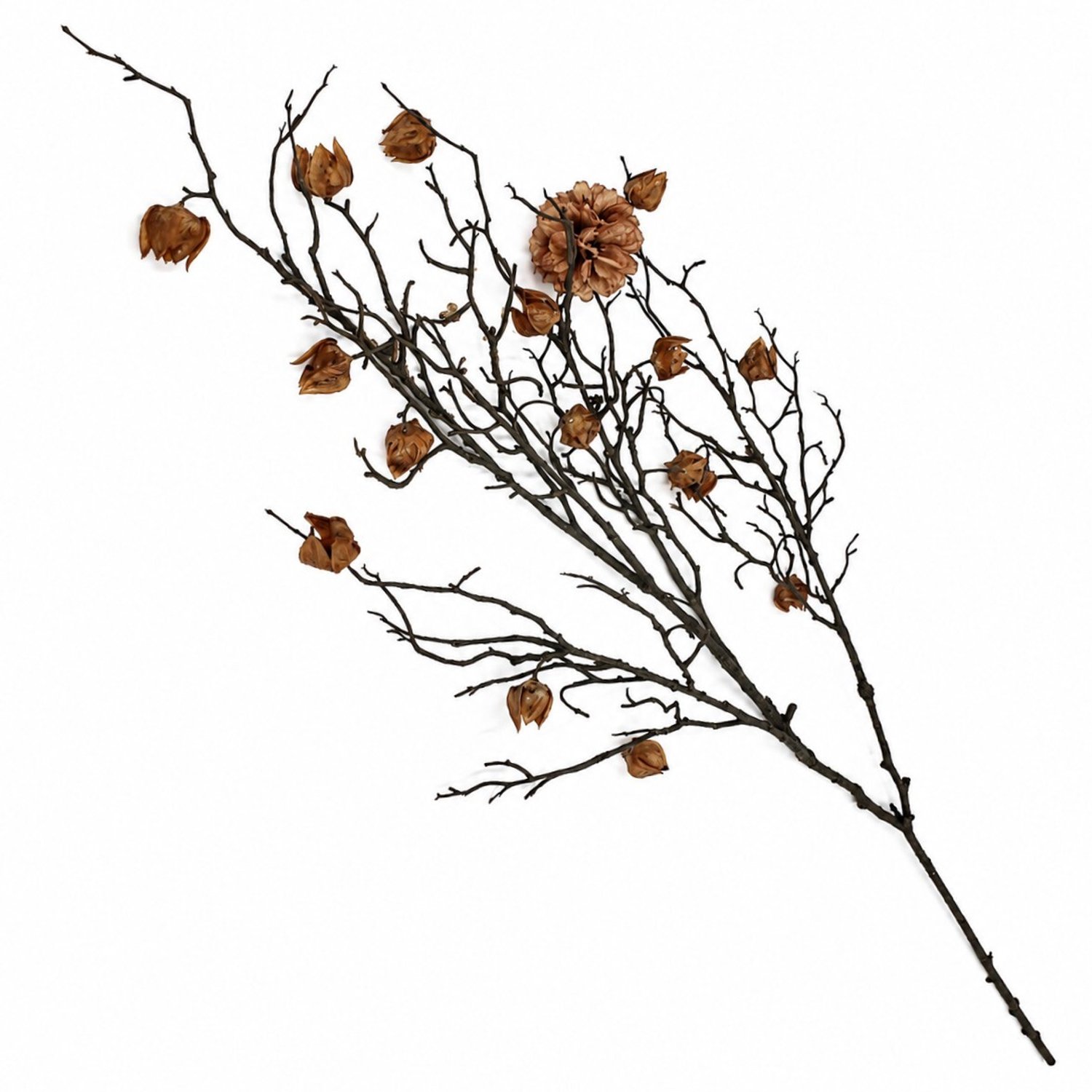 Kunsttak Hortensia 135cm taupe