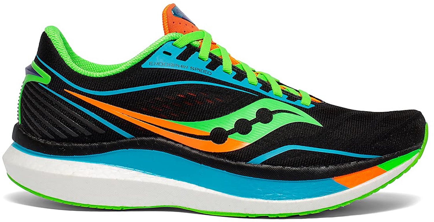 Saucony Endorphin Speed Hardloopschoen 7.5 Zwart