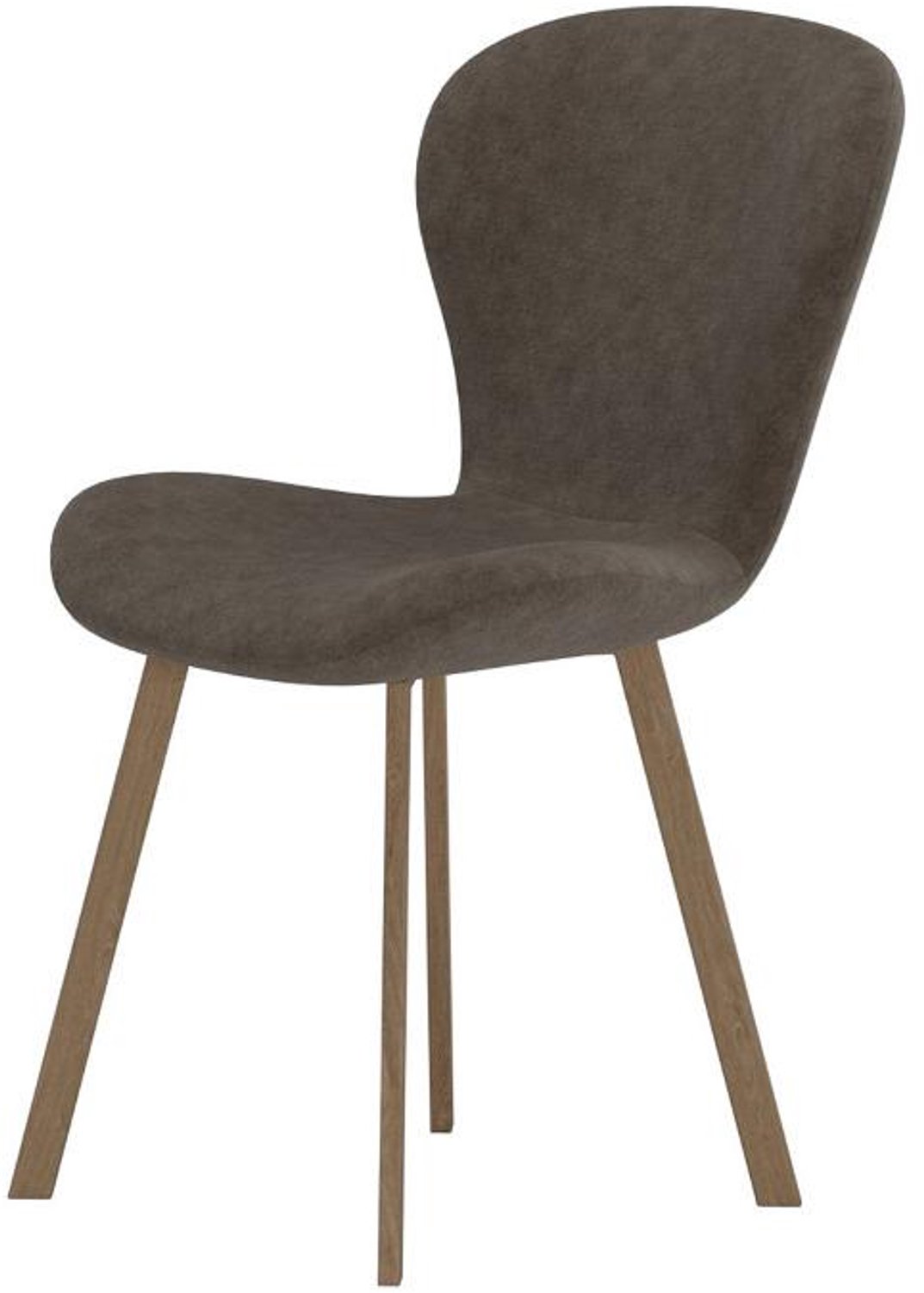 Svea Sherrie eetkamerstoelen linen - mocca/bruin