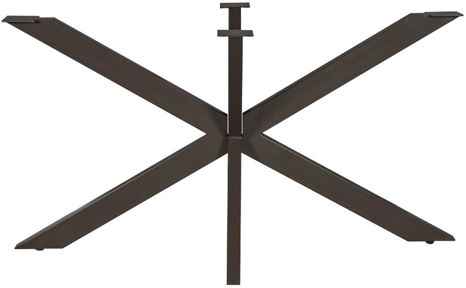 Starfurn Matrixpoot ovaal/rechthoek 140 cm koker 4x8 cm - anodic bruin