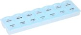 Pillendoos klein - Pil organizer - Medicatiedoos - 7 dagen - Ochtend en avond - Pillen box