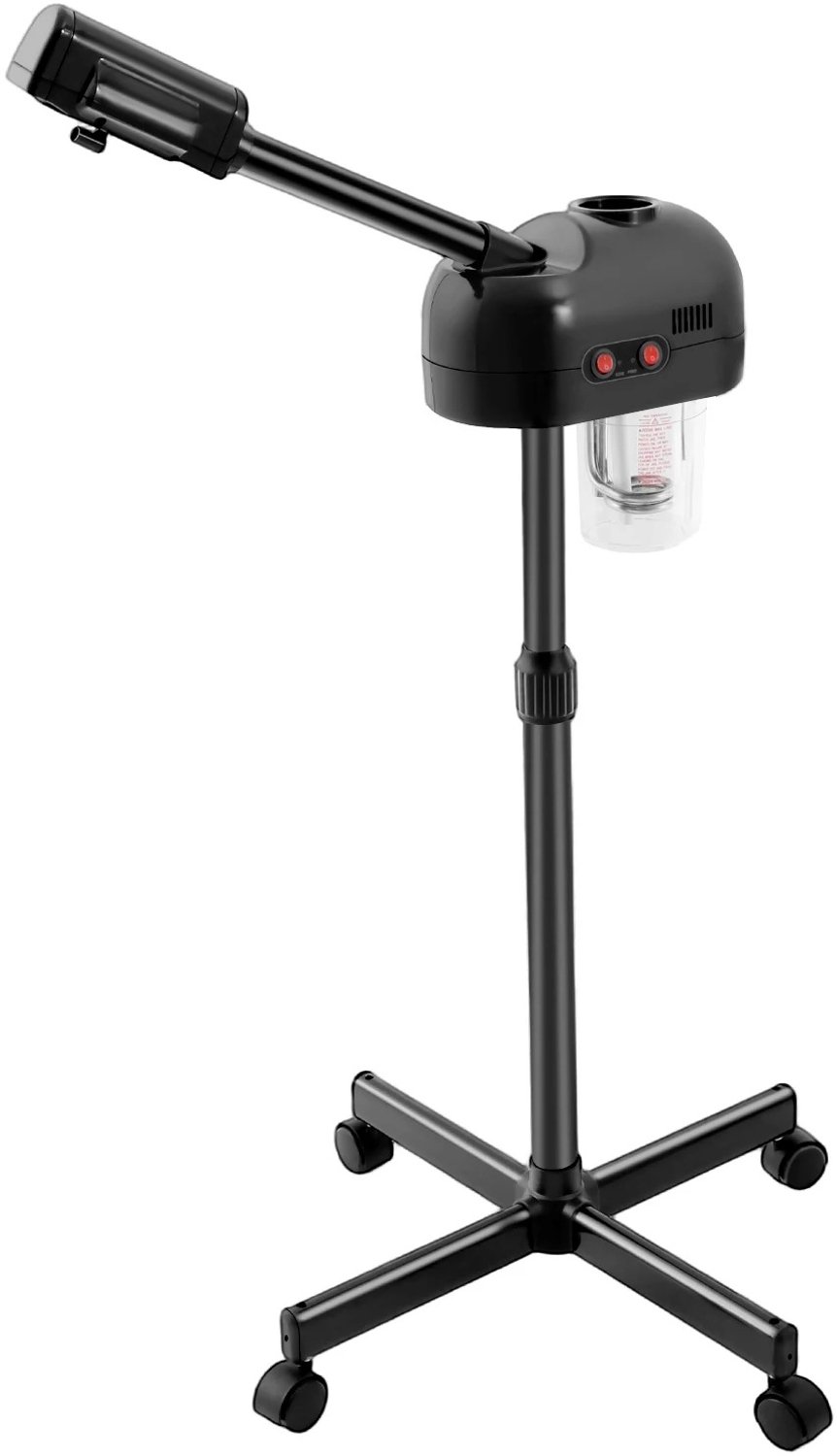 Vurnomi Stomer- Gezichtsstomer - Gezichtssauna - Facial steamer - Schoonheidssalon - 750 ml - 360 graden draaibaar - Zwart