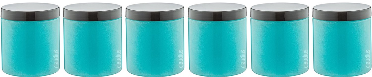 Claudius Luxe Verzorgende Bodyscrub-Gel Opium 400 gram - Pot met zwarte deksel - set van 6 stuks - Hydraterende Lichaamsscrub - Body Scrub