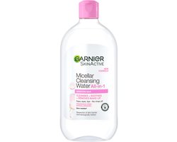 Garnier SkinActive Micellair Reinigingswater voor de Gevoelige Huid – Milde Gezichtsreiniging – Zachte Make-Up Remover - XL FORMAAT - 700ml