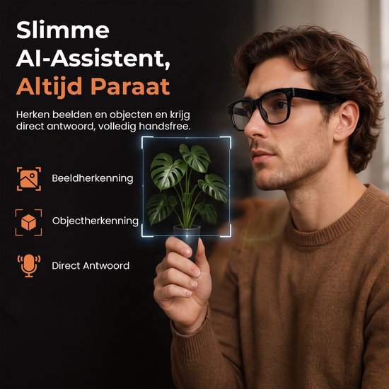 SF Products Smart Glasses - Smart Bril - AI Glasses - AI Vertaling - Bluetooth 5.3- WiFi - Zonder Camera — afbeelding 4