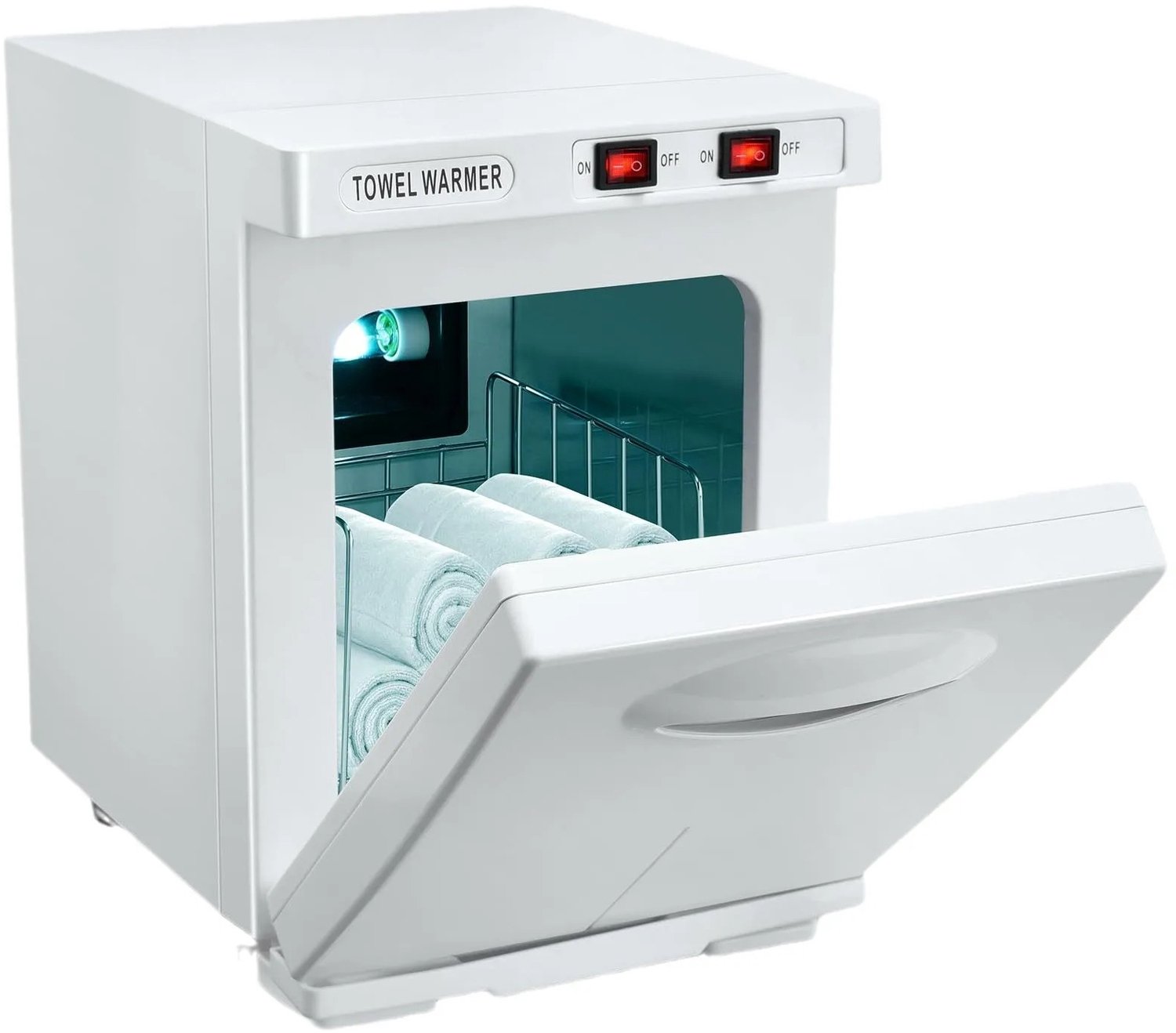 Veya Handdoek verwarmer - Wit - UV lamp - Ozon functie - Warme handdoeken in 10 min - Voor salons, spa’s en thuisgebruik - 5L -