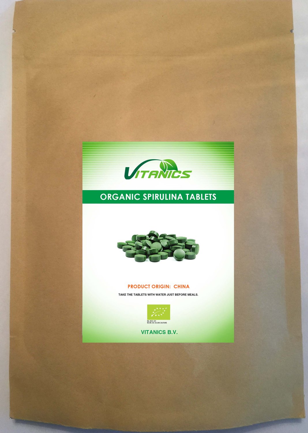 Biologische Spirulina Tabletten (Organic Spirulina Tablets) 250g