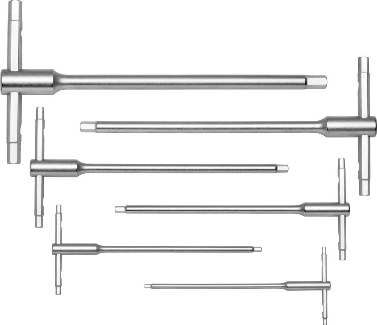 T-greep schroevendraaier-set met schuifgreep 5-delig 2,5-6mm PB Swiss Tools