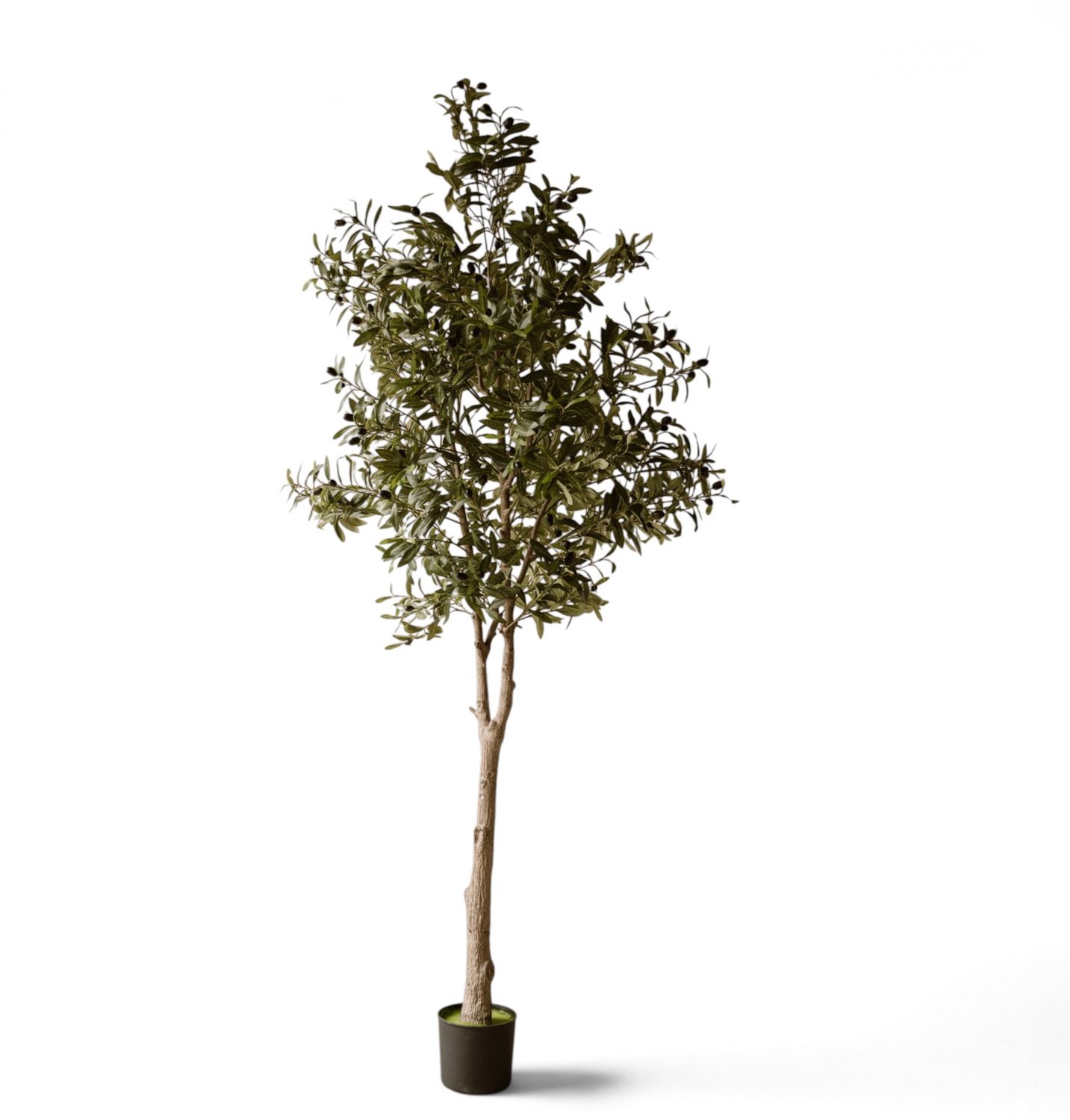 Indore Home Indore Silva Kunst Olijfboom 120 cm – Realistische Kunstplant Olijfboom – Kunstboom voor Binnen – Groen