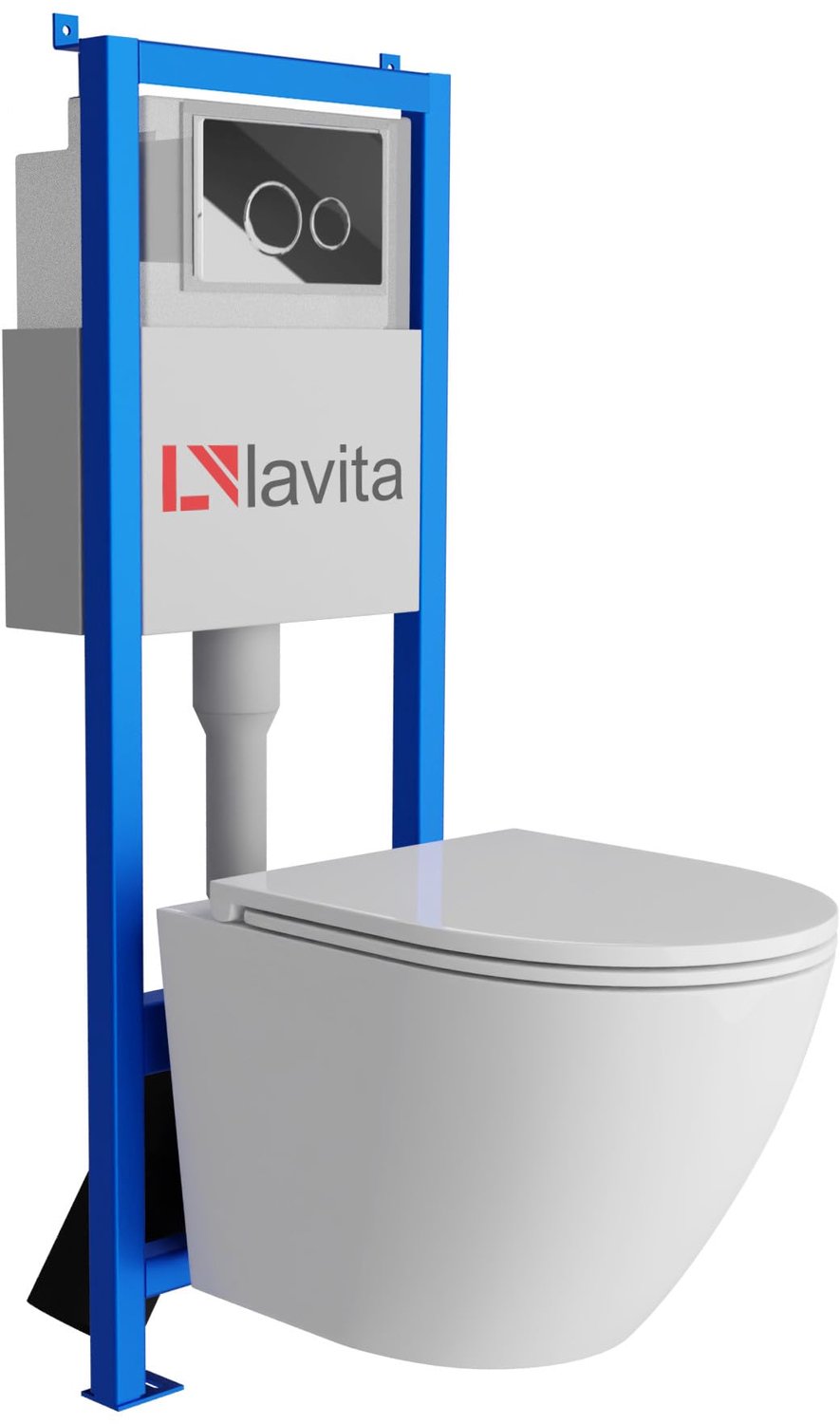 LAVITA complete toiletset SOFI ONE LAV 101 LAV 200.4.2 randloos chroom