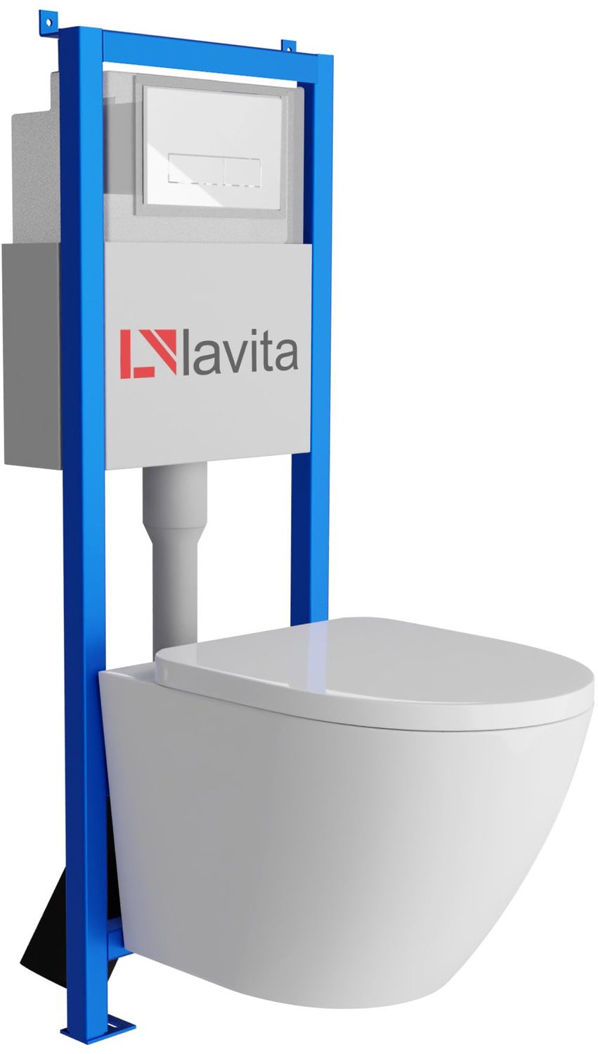 LAVITA complete toiletset SOFI LAV 101 LAV 200.3.1 randloos wit