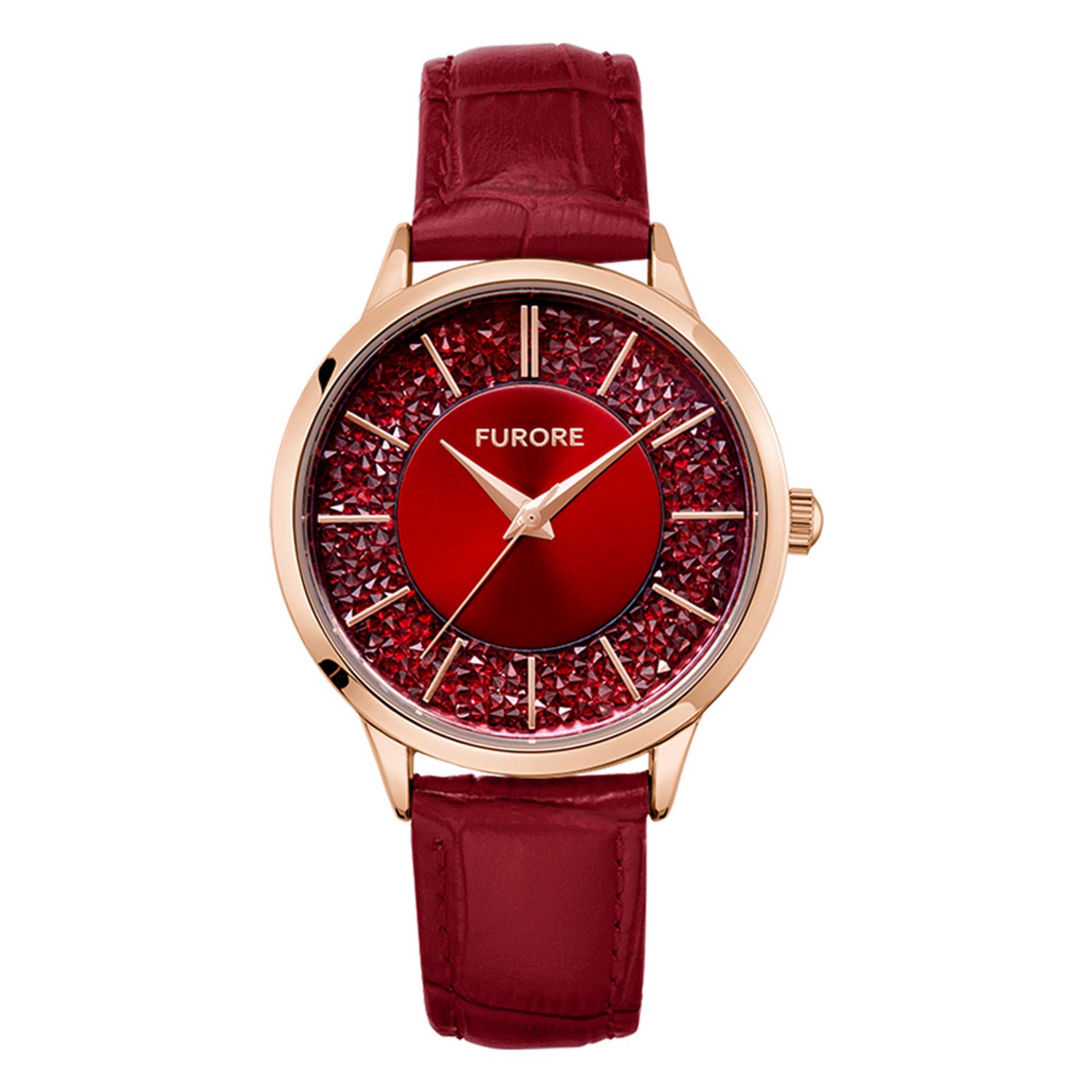 Furore - Dames Horloge Licia - Rosekleurig