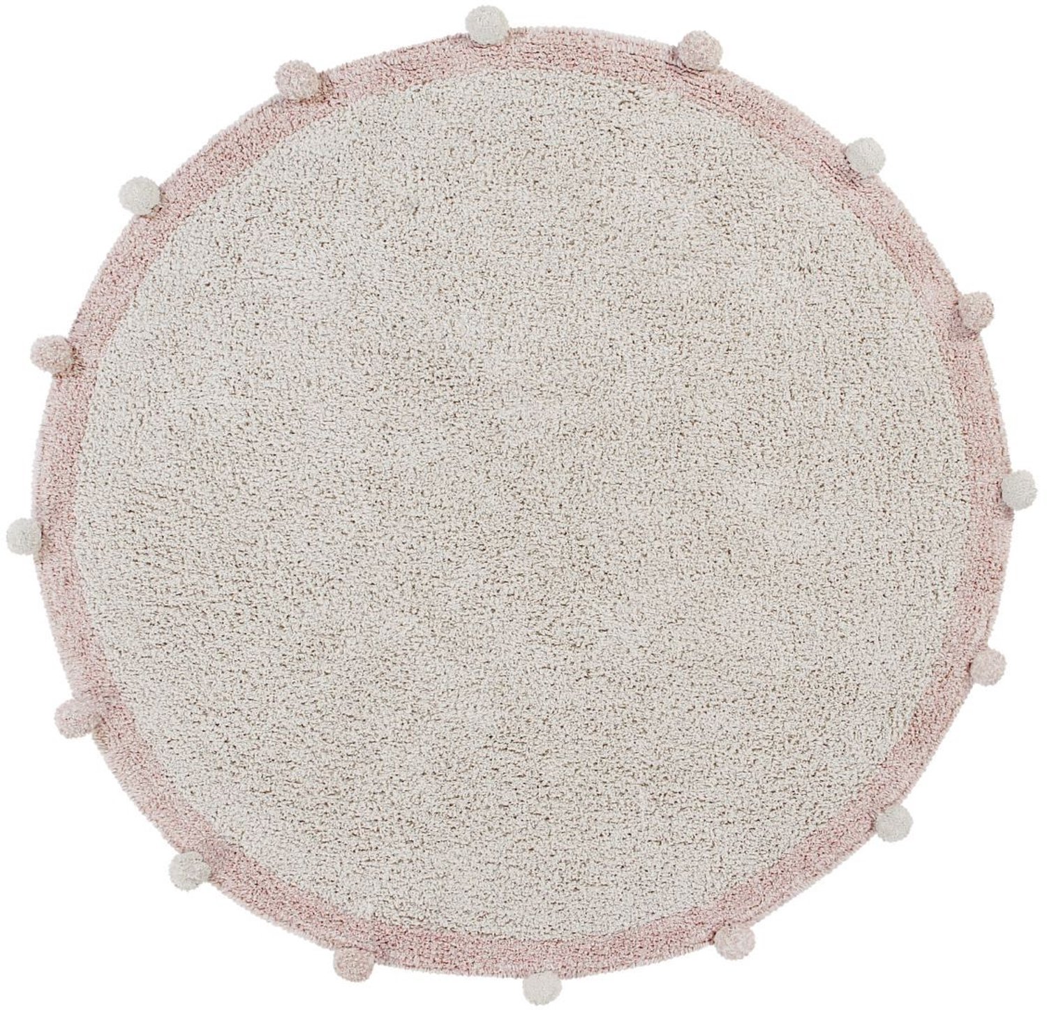 Lorena Canals - Kinderspeelkleed - Bubbly Natural - Vintage Nude - Ø 120 cm