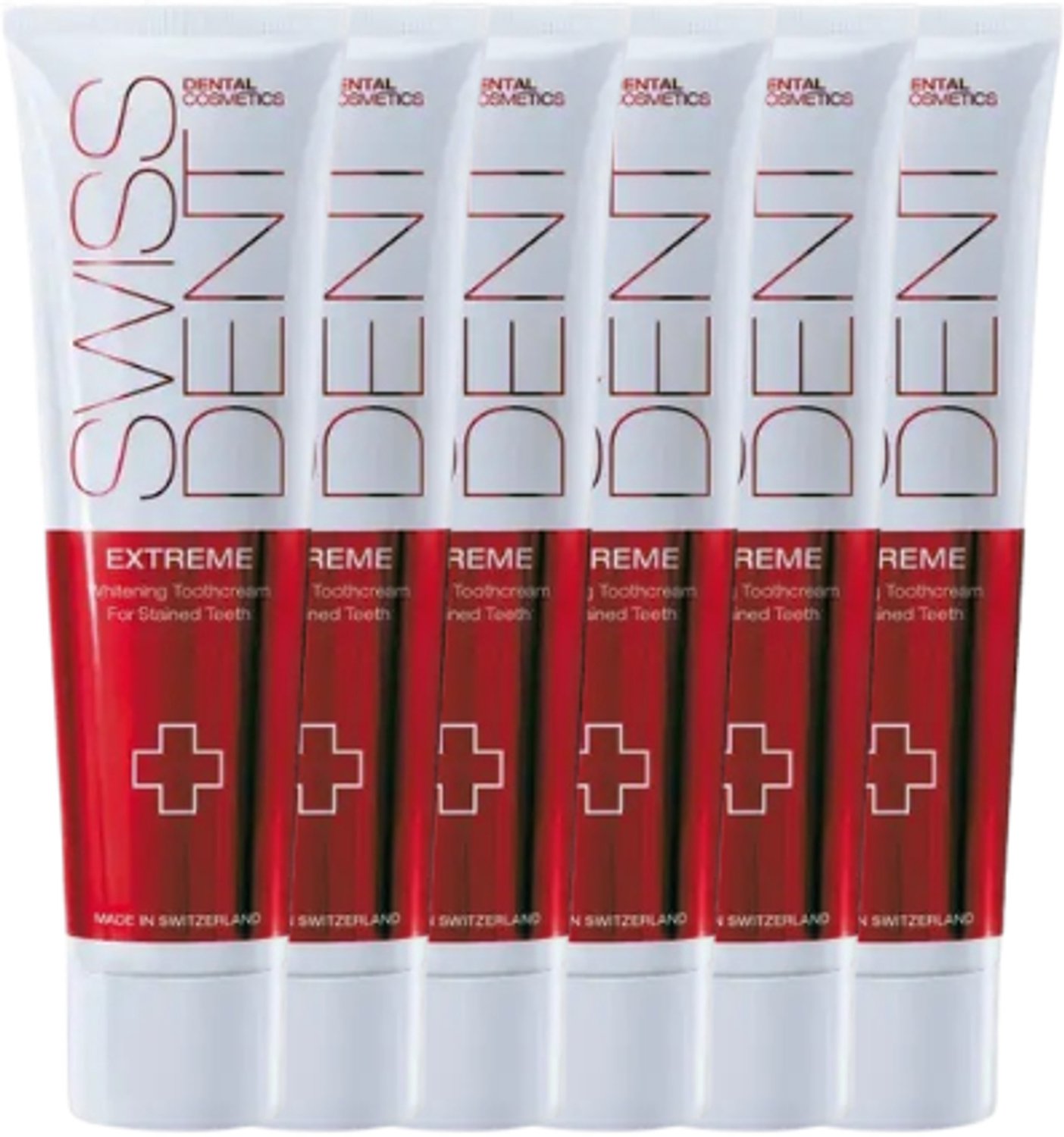 Swissdent Extreme Whitening Tandpasta - 6 x 100 ml - Voordeelverpakking