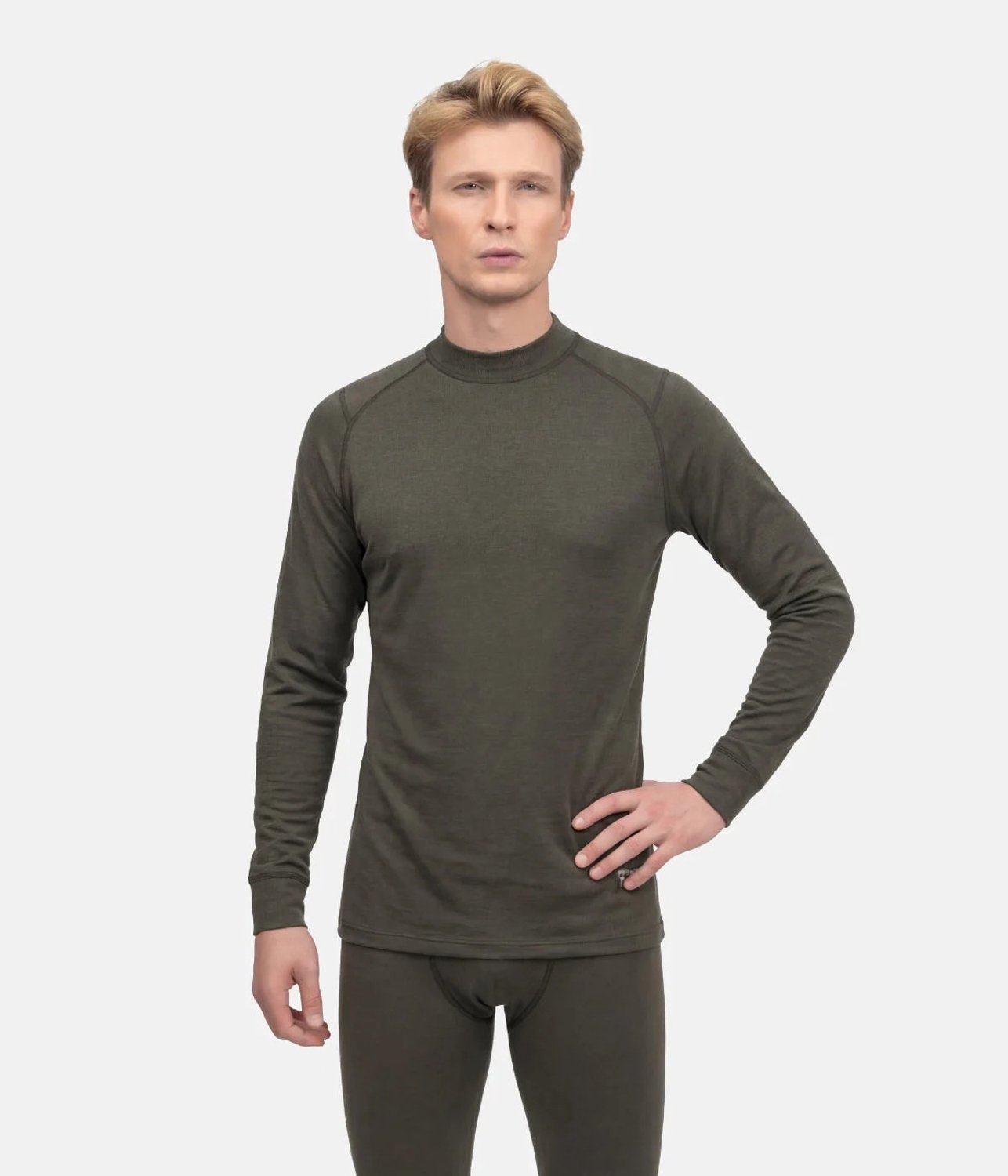 Thermowave Merino Arctic thermoshirt lange mouw - Heren - Forest Green - maat M