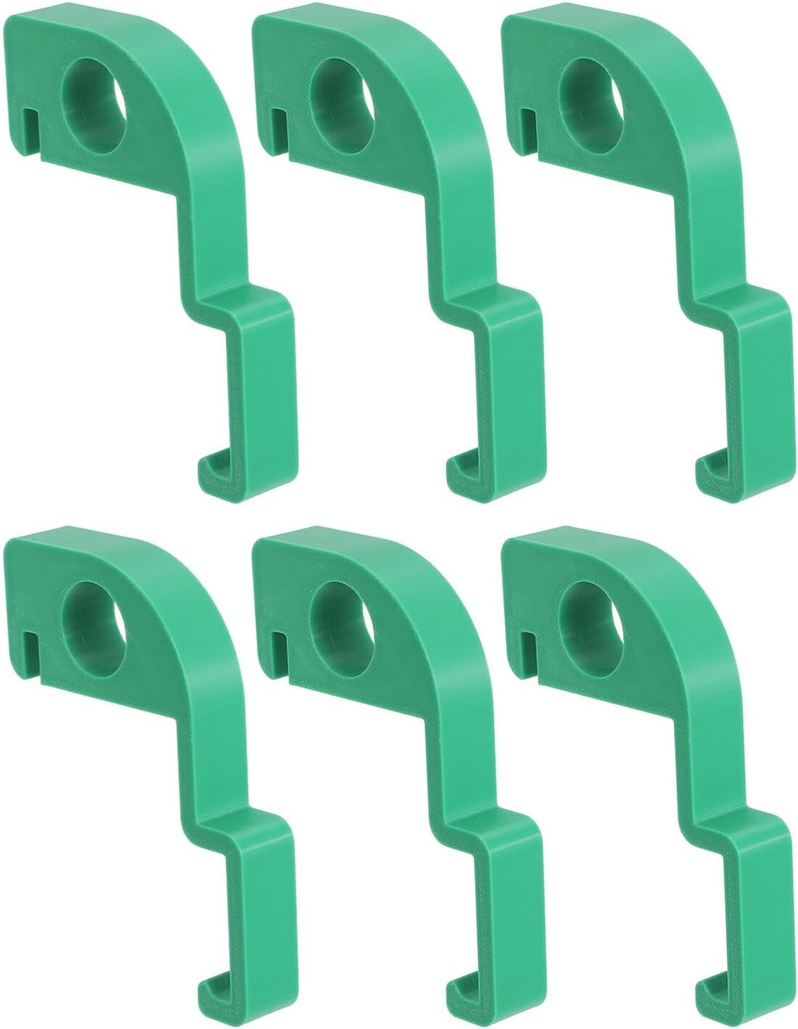Afvalbak container ventilatieclips - Voor GFT containerbakken - Afstandhouder voor containerdeksel - Luchtcirculatie voor biobak - Klemmen voor tuinafvalbak - PLA kunststof zonder gereedschap - Tegen geurtjes - Groen