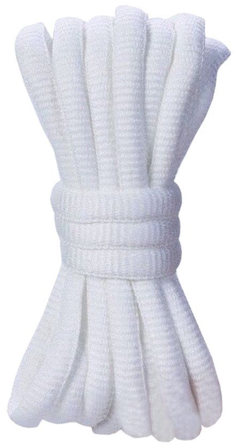 Famanu – Sterke ovalen veters 9mm breed voor donkere schoenen, 140cm