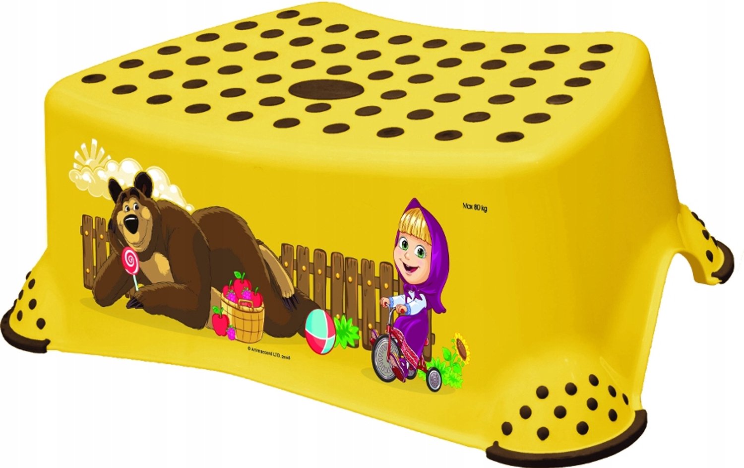 Antislip Kinderkrukje Masha en de Beer - Veilig & Kleurrijk