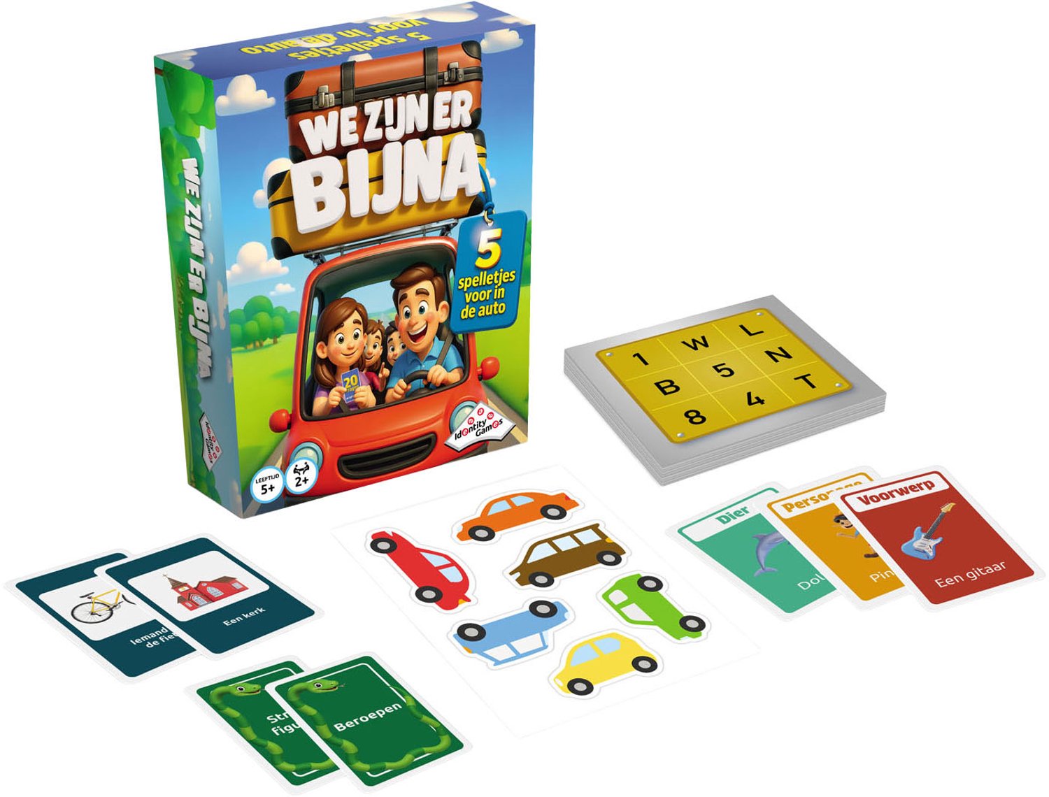 We zijn er Bijna - 5 Spelletjes voor Onderweg.