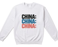 China Sweater – CHINA: CHINA: CHINA: – Cultuur Outfit – Unisex Sweater voor Dames & Heren – Origineel Cadeau