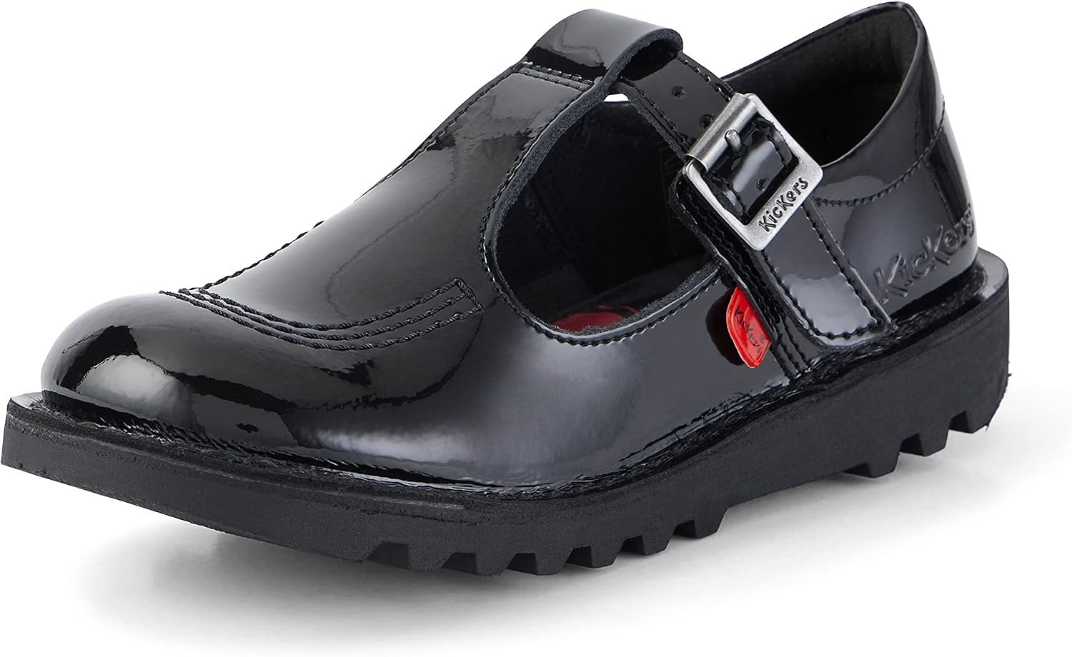 Kickers Meisjes Kick TPatent Mary Jane Schoenen Zwart