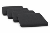 4 STUKS!! Madison Loungekussen 54x56 cm Panama Cool Grey – Comfortabel Tuinkussen