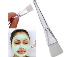 Okado Maskerkwast - Gezichtsmasker Kwast - Zachte Synthetische Haren - Transparant