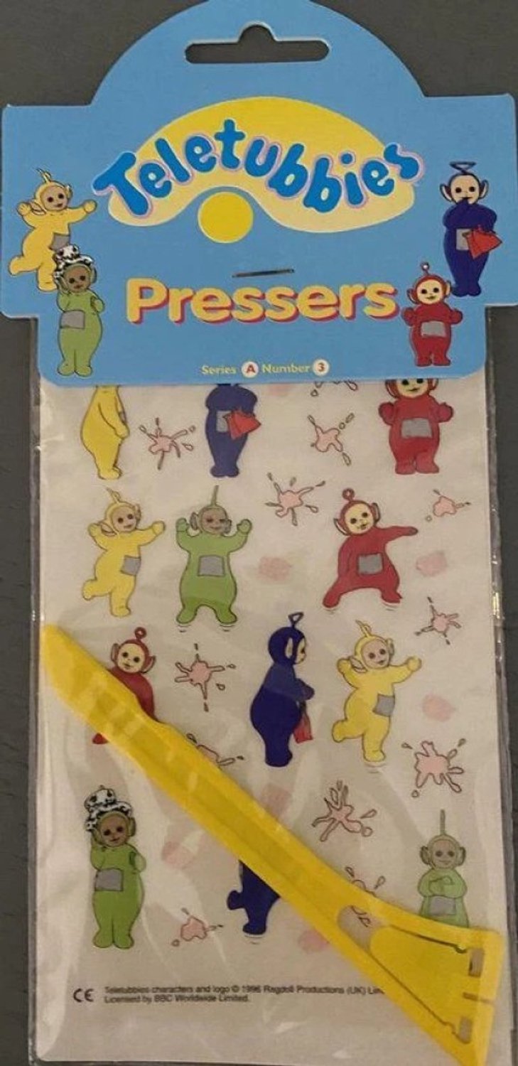 Wrijfplaatjes Teletubbies - 2 setjes
