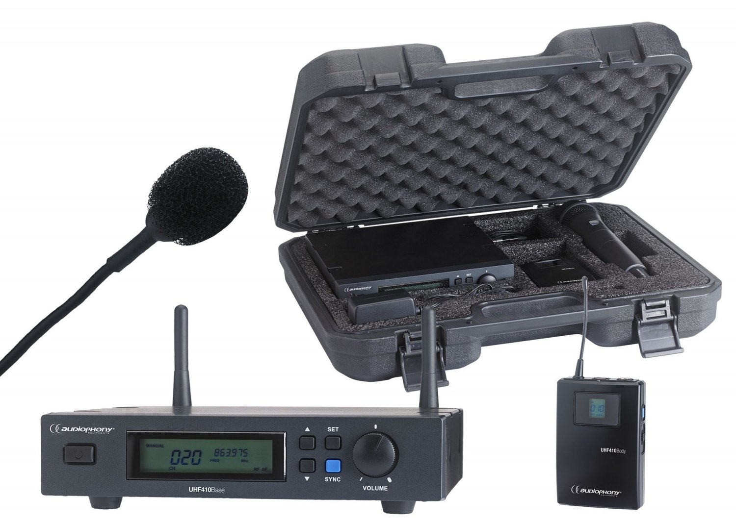 AUDIOPHONY PACK-UHF410-Lava-F8