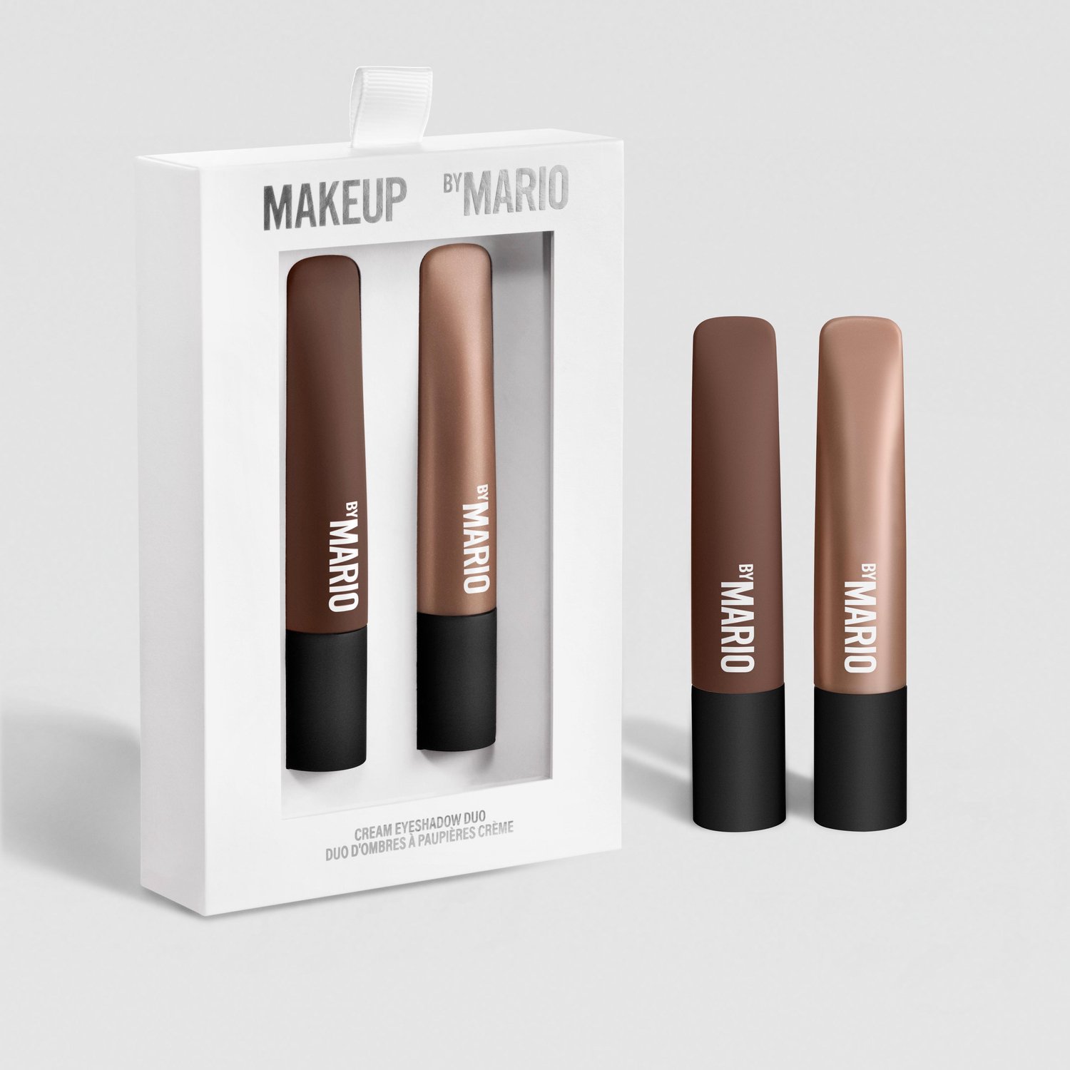 MAKEUP BY MARIO - Cream Eyeshadow Duo - Crème Oogschaduw Duo - Espresso + Bronze Baddie
