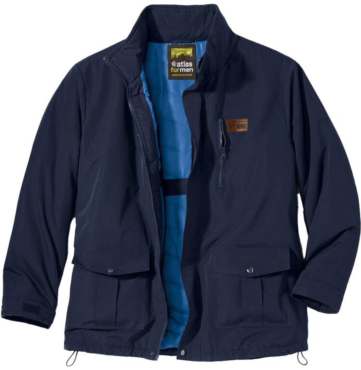 Atlas for Men Multipocket jas Atlas® Heren Verkrijgbaar in grote maten Blauw