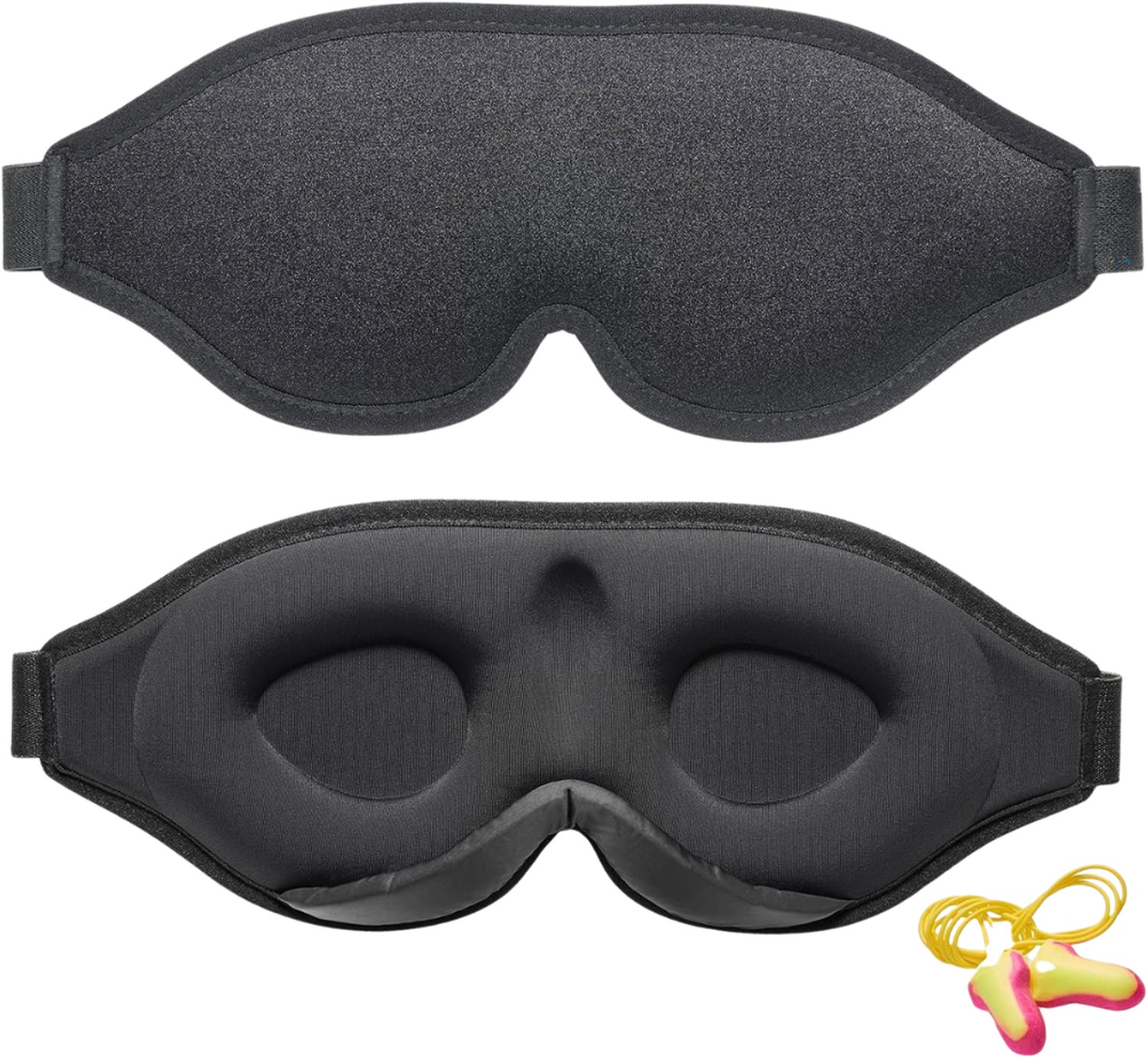 Verte - Slaapmasker - Innovatief Voor Mannen En Vrouwen - Zwart - 100% Lichtwerend Ontwerp - Oogmasker Voor Slapen - Dutjes - Mediteren En Reizen