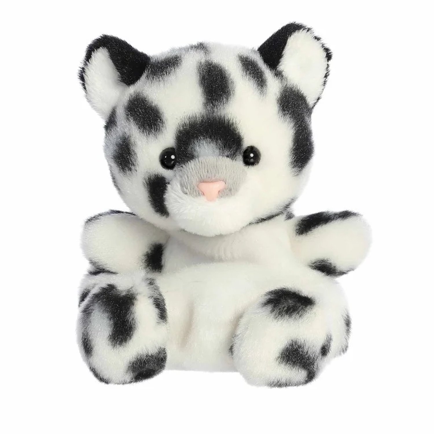 Palm Pals Sneeuwluipaard Pluche Knuffel 15 cm