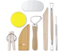 Gvolatee 8-delige Houten Modelleergereedschap Set