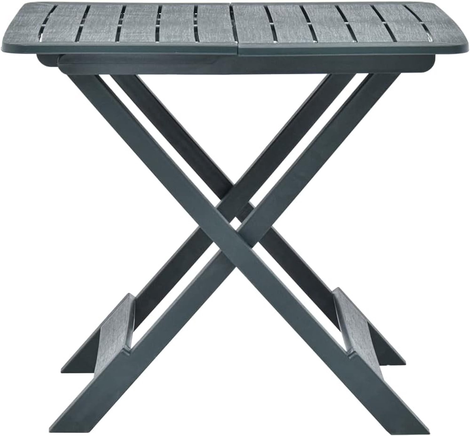 Opvouwbare tuintafel, moderne stijl outdoor vrije tijd tuintafel, familie bijeenkomst tuintafel 79 x 72 x 70 cm-groen