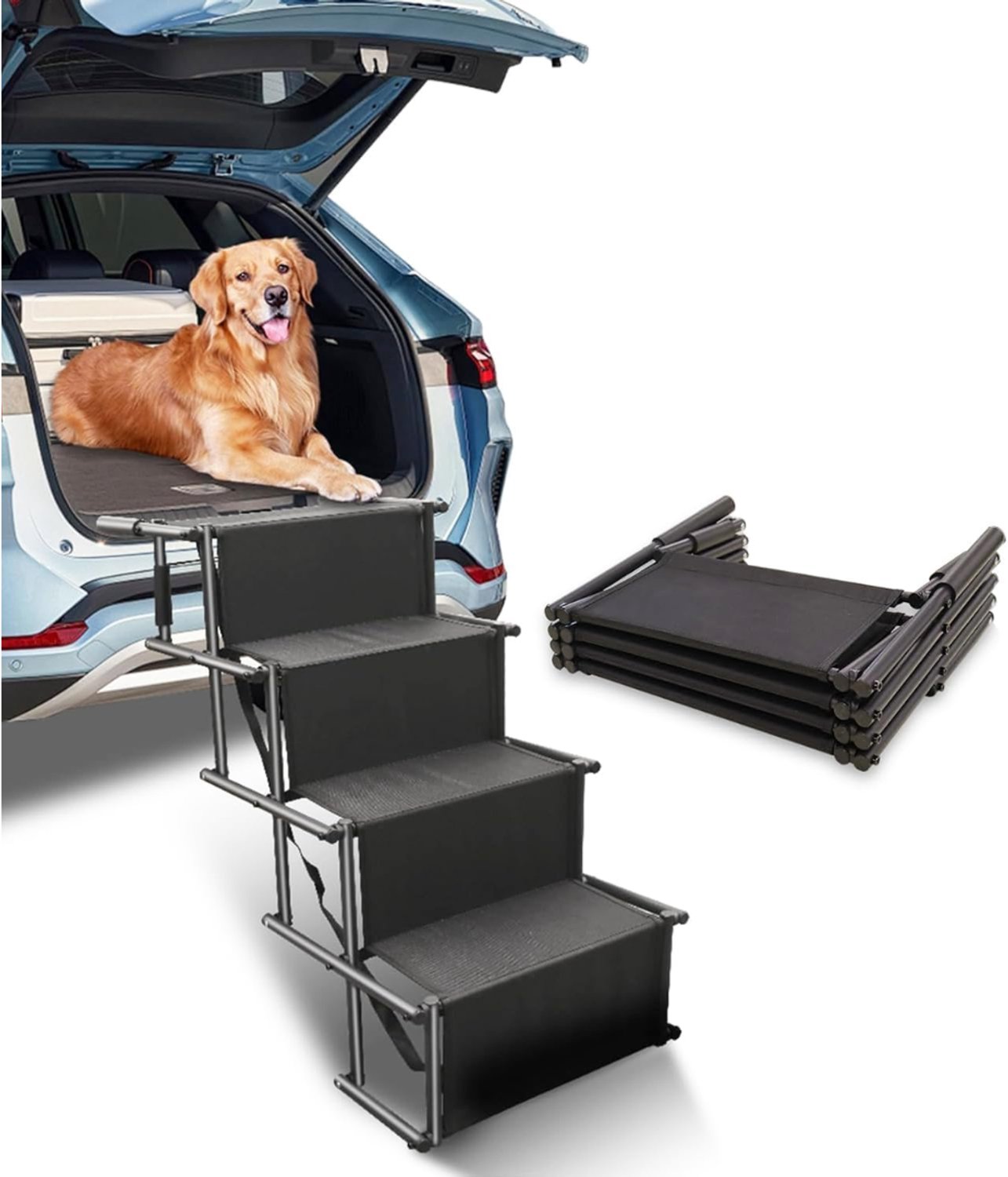 DYVNS® Hondenloopplank voor Auto - Loopplank - Hondentrap - Opvouwbaar