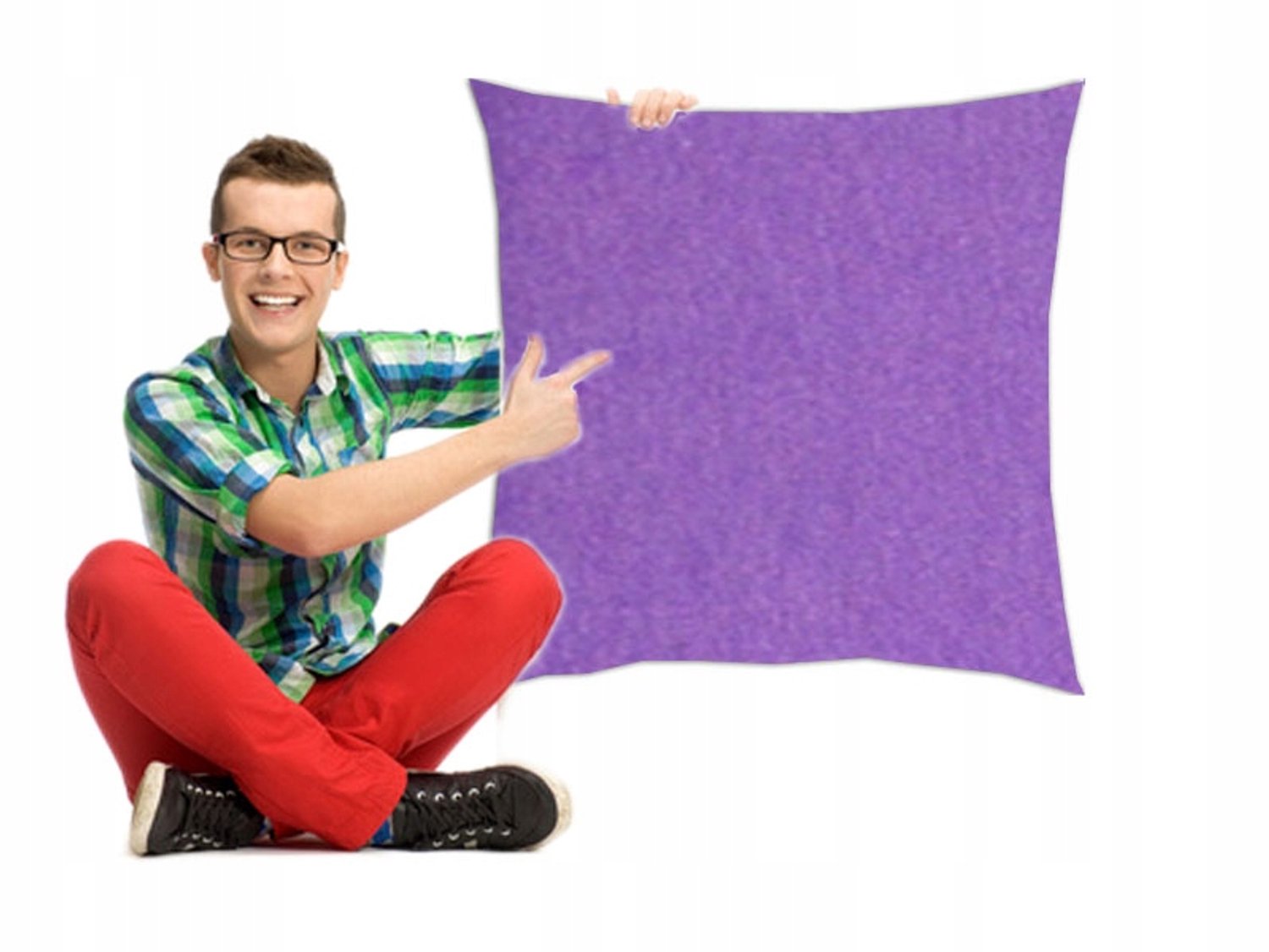 Fleurige Jersey Kussensloop 40x40 cm - Zacht en Duurzaam