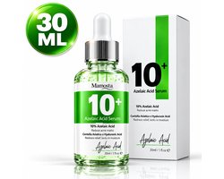 Mamosta® Azelaic Acid 10% Serum - 30 ml - Azelaïnezuur Tegen Pigmentvlekken - Met Niacinamide & Hyaluronzuur - Korean Skincare - Gezichtsserum Voor Alle Huidtypes